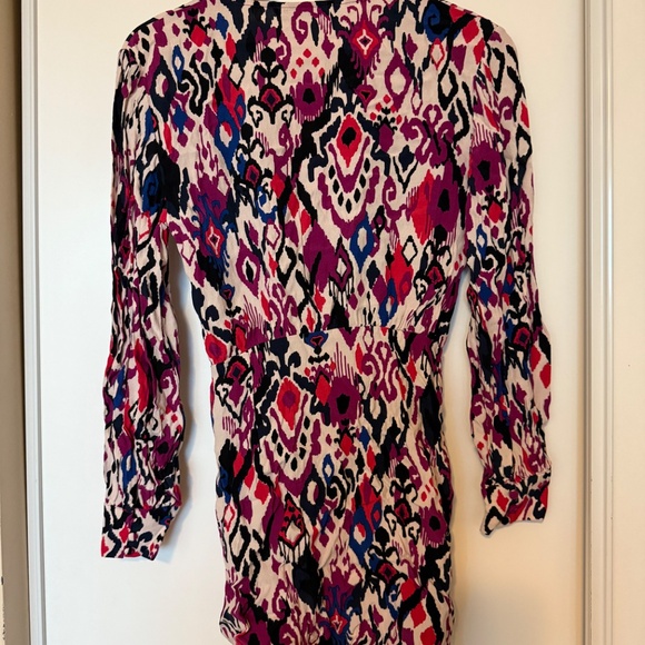 Zara printed crossed mini dress size XS - Picture 3 of 5